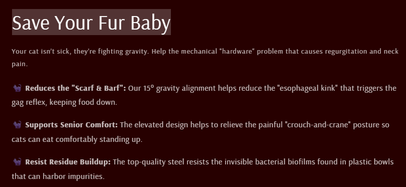 Sterling Whiskers™ Orthopedic Feeding Bowl