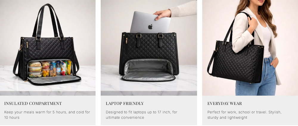 The Lume 3-In 1-Tote Bag