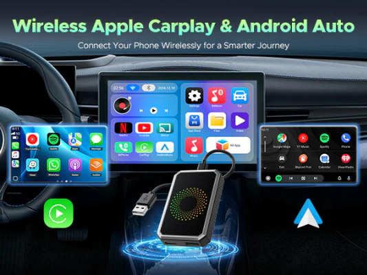 LAMTTO RC23 3-in-1 Magic Video Carplay Box for Streaming Netflix/YouTube/TikTok