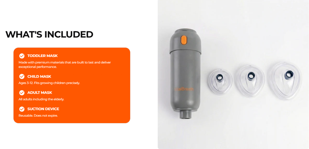VitalBreath™ Anti-Choking Rescue Device